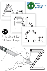 Practice writing letters printable worksheets pdf free. Alphabet Handwriting Practice Pdf Freebie With Start Dots And Arrows Your Therapy Source