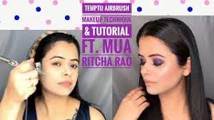 how to apply airbrush makeup on self