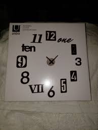 Umbra Black Wall Clocks For