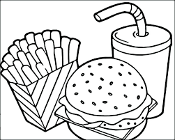 Free Coloring Pages Food 13199