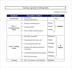 Sales Training Template