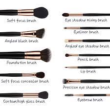 kraumetik 12 piece makeup brushes set