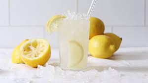 single serving lemonade with lemon