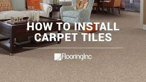 how to install carpet tiles flooring inc