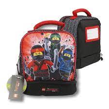 LEGO 34902 The Ninjago Movie Three Ninja Dual Compartment Lunch Bag,  Multicolor- Buy Online in India at Desertcart - 87497984.