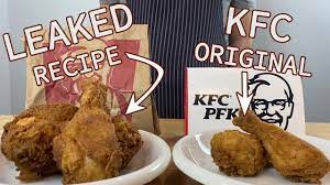leaked kfc recipe vs the original you