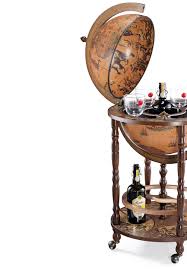 columbus brown globe bar vine globe