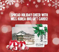 grilling with miss korea bbq gift cards
