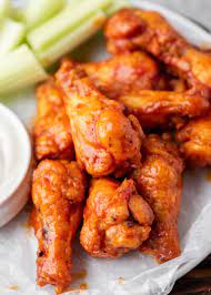 Crispy Baked Buffalo Chicken Wings Gimme Delicious gambar png