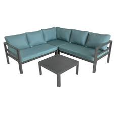 Seated, aligned, lying down, suspended: Lounge Set Lago Lounge Set Garten 2x 2er Sofa Ecksessel Tisch Anthrazit Neu Ebay