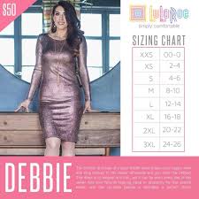 Lularoe Debbie Size Chart Size Guide And Price The Debbie