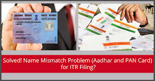 solved name mismatch problem aadhaar