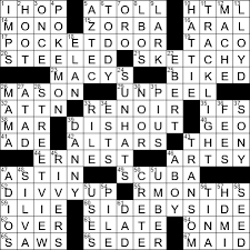 A Ceiling Rail Crossword Clue