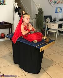 genie on a magic flying carpet costume