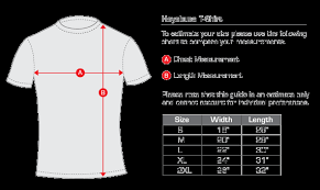 Hayabusa T Shirt Size Guide Martial Art Shop