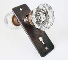 Vintage Glass Door Handle Door Knob