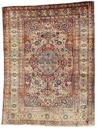antique persian tabriz silk fl rug p303