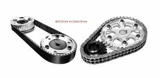 chain drive vs belt drive