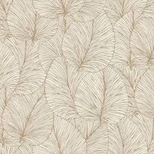Advantage Eilian Gold Palm Wallpaper