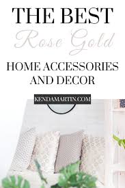 the ultimate rose gold home decor guide