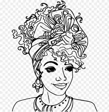 Get crafts, coloring pages, lessons, and more! African American Woman Coloring Pages Coloring Pages For Black Women S History Month Png Image With Transparent Background Toppng