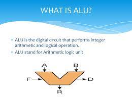 Functions of the arithmetic logic unit (alu) are described below in detail: Alu Arithmetic Logic Unit Definition Function More