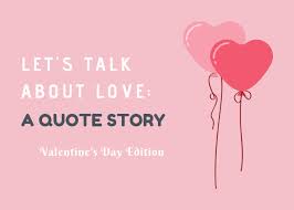 Lets Talk About Love A Quote Story The Forest Scout
