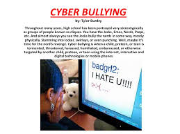 Cyberbullying is a new form of bullying that follows students from the  hallways 