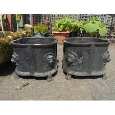 Pair Of Victorian Clover Leaf Cast Iron