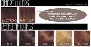 Jon Renau And Easihair Colorcharts Canada Wigs