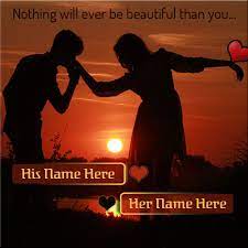 write name on love picture