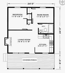 This step by step diy woodworking project is about a 12×24 tiny house with loft plans. 24x24 Simple Plan Cabin Floor Plans Cabin Floor House Plans