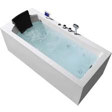 Bathroom not just a place we can do daily routines and needs for sanitary use and other personal stuff, but this place are one of the most significant and highly valuable. Ariel Platinum 71 In Acrylic Right Drain Rectangular Alcove Whirlpool Bathtub In White Pw1547032rw1 The Home Depot