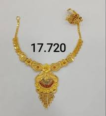 modern wedding gold necklace set