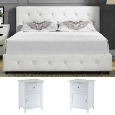 Maybe you would like to learn more about one of these? 3 Pieces Bedroom Set Full Size White Modern Design Luxury Furniture Leather Bed For Sale Online Ebay