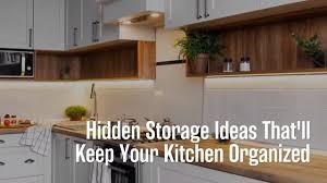 20 hidden kitchen storage ideas extra