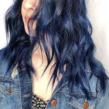 26 dark blue hair looks for moody