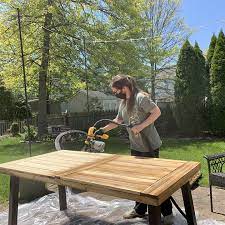 How To Re Wooden Outdoor Furniture
