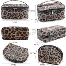 leopard print makeup bag cheetah