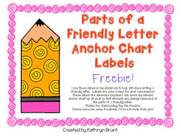 Friendly Letter Anchor Chart Labels