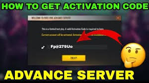 Regist now and receive your code. How To Get Activation Code Free Fire Advance Server Activation Code Youtube