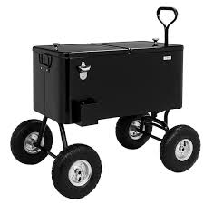 Vingli 80 Qt Wagon Rolling Cooler Ice