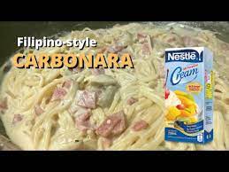 pinoy style carbonara pasta recipe