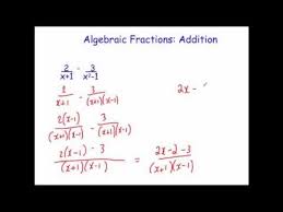 Simplifying Algebraic Fractions You
