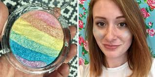 forever 21 rainbow highlighter swatch