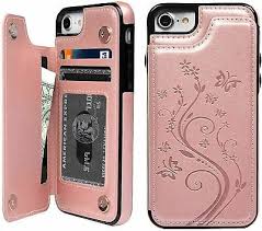 leather flip wallet card holder phone