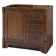 Get free shipping on qualified 36 inch vanities, glacier bay bathroom vanities or buy online pick up in store today in the bath department. Home Decorators Collection Creedmoor 36 In W Bath Vanity Cabinet Only In Walnut With Right Hand Drawers Cdnv3621r The Home Depot