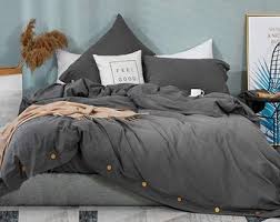 dark grey comforter
