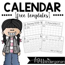 2021 perfect free printable editable 12 month calendar 2021. Free Calendar Templates 2021 2022 Miss Kindergarten