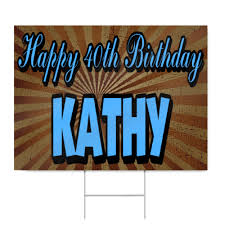 We would love to design and deliver you an amazing personalized birthday yard sign. Personalized 40th Birthday Sign Signstoyou Com